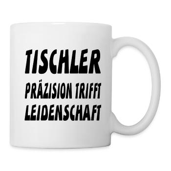 Tischler - Tasse - Weiß - Rechts