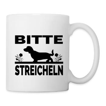 Dackel - Tasse - Weiß - Rechts
