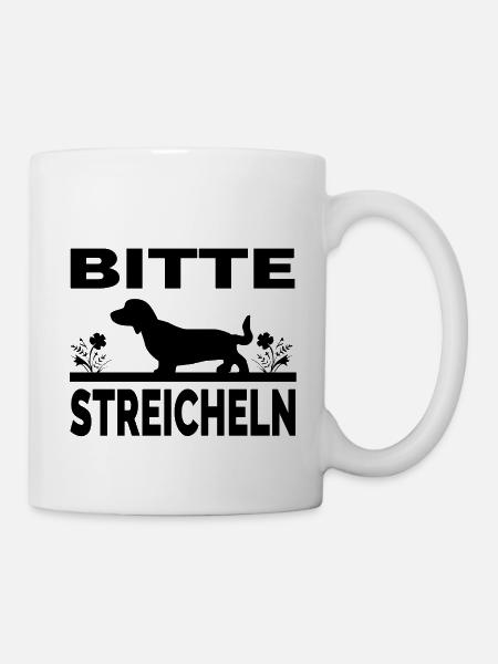 Dackel - Tasse - Weiß