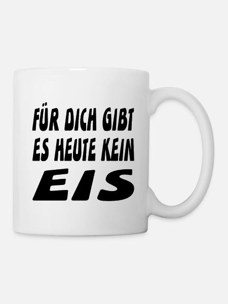 Eis - Tasse - Weiß