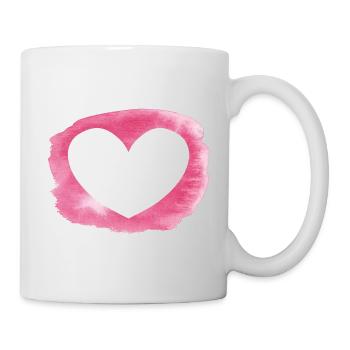 Heart - personalizable - Mug - white - Right