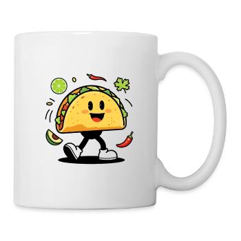 Taco man, man tacos - Mug - white - Right