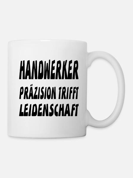 Handwerker - Tasse - Weiß