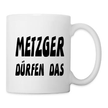 Metzger - Tasse - Weiß - Rechts