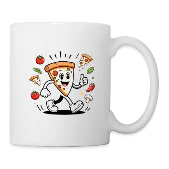 Best Pizza Chef, Joyful Mascot - Mug - white - Right