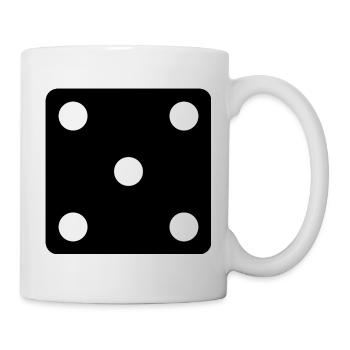 dit - Mug blanc - blanc - Droite