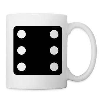 dit - Mug blanc - blanc - Droite