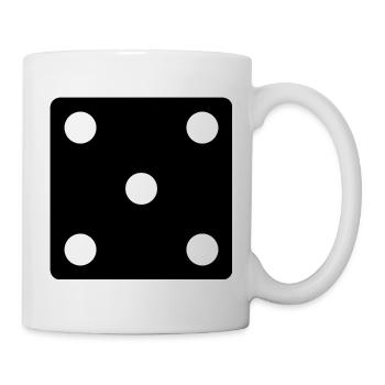 dit - Mug blanc - blanc - Droite