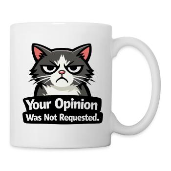 Salty Cat Attitude Tee - Tasse - Weiß - Rechts