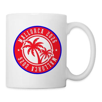 Palmiers de Majorque 2026 - Mug blanc - blanc - Droite