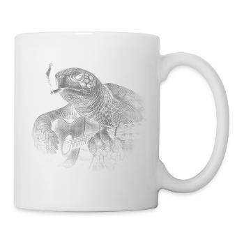Turtle Night Guitar - Mug - white - Right