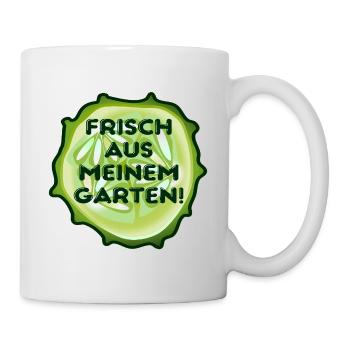 Hobby Garten Gemüse - Tasse - Weiß - Rechts