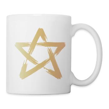 Gold Brush Star - Mug - white - Right