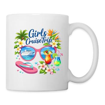 Croisière Filles Croisière Vacances - Mug blanc - blanc - Droite