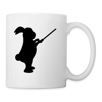 Chef d’orchestre : Rabbit Music - Mug blanc - blanc - Droite