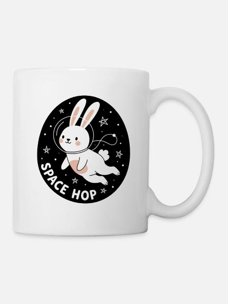 Space Hop - Tasse - Weiß