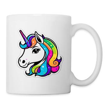 Bright Rainbow Unicorn - Mug - white - Right