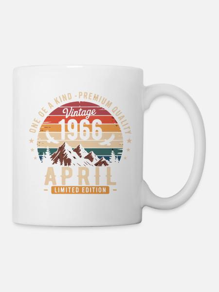 Vintage Anniversary April 1966 April 1966 - Mug - white