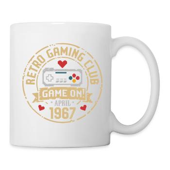 Avril 1967 Anniversaire avril 1967 Rétro - Mug blanc - blanc - Droite
