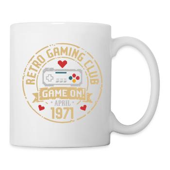 April 1971 Anniversary April 1971 Retro - Mug - white - Right