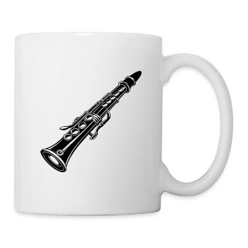 Klarinette - Tasse - Weiß - Rechts
