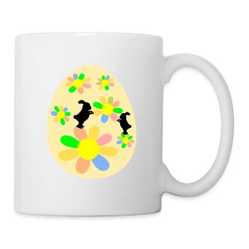 Easter Eggs Easter Bunny - Mug - white - Right