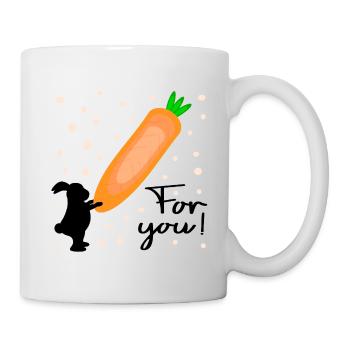 Easter Bunny Carrot - Mug - white - Right