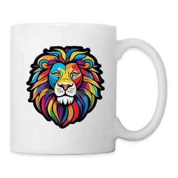 Rainbow Bright Lion - Mug - white - Right