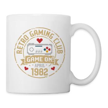 April 1982 Anniversary April 1982 Retro - Mug - white - Right