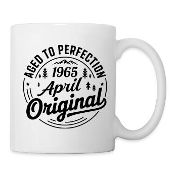 April 1965 – Legende der Gipfel und Berge - Tasse - Weiß - Rechts
