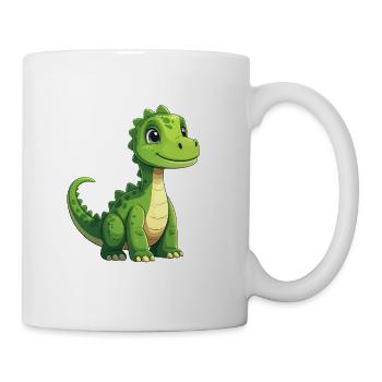 Dinosaure Vert - Mug blanc - blanc - Droite