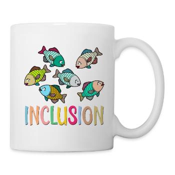 Inclusion Fishing Diversity - Mug - white - Right