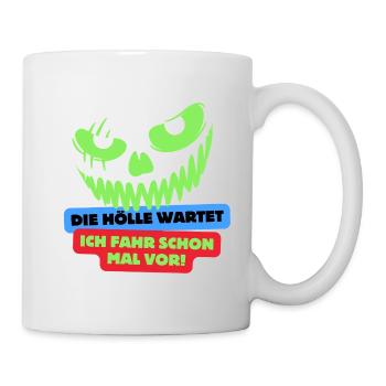 Biker - Tasse - Weiß - Rechts