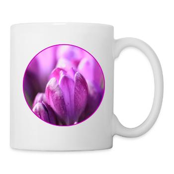 Crocuses Crocus Purple Flowers Crocus Bud - Mug - white - Right