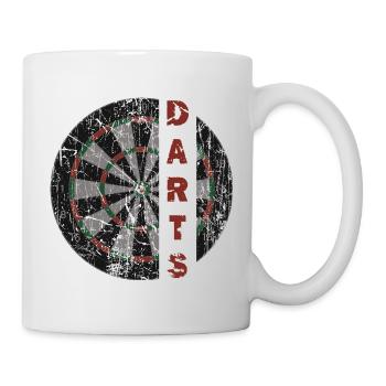 Darts Dartboard 180 Vintage - Mug - white - Right