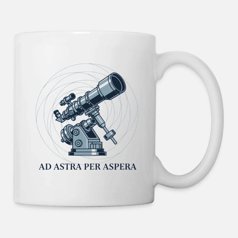 Teleskop  - Tasse - Weiß