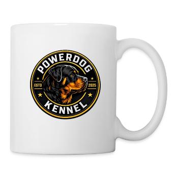 PowerDog Rottweiler Kennel Emblem - Mug - white - Right