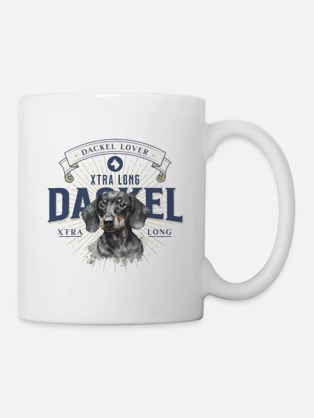Dackel liebhaber - Tasse - Weiß