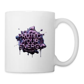 Police 3D Protect Your Energy - Mug blanc - blanc - Droite
