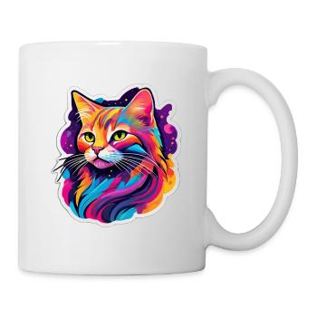 Rainbow Bright Cat - Mug - white - Right