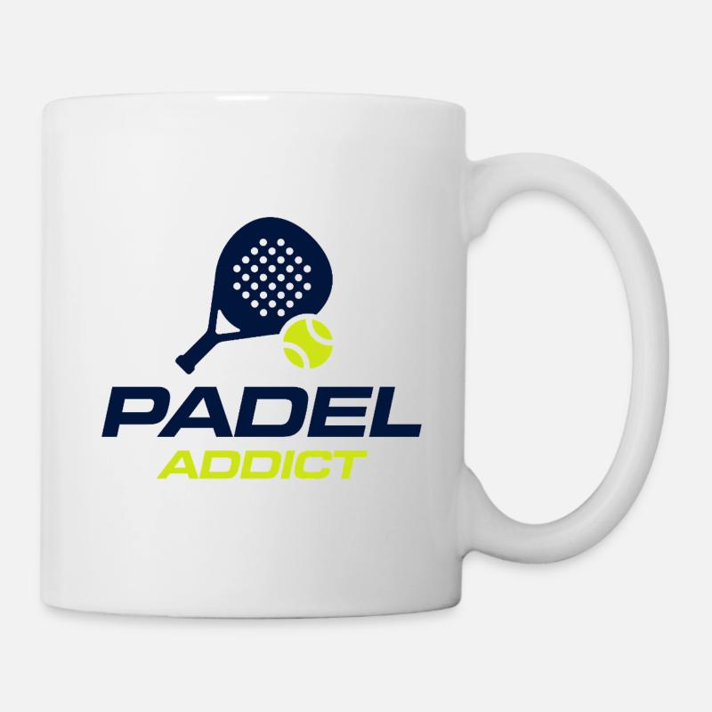 Padel Addict Drôle Maillot Padel Lover - Mug blanc - blanc