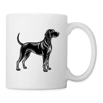 Coonhound Dog - Mug - white - Right