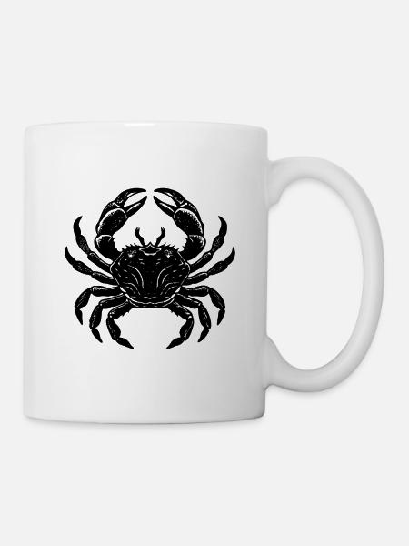Krabbe - Tasse - Weiß
