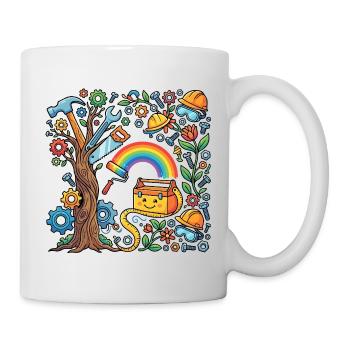 Colorful Workshop Renovate Wonderland Kids Motif - Mug - white - Right