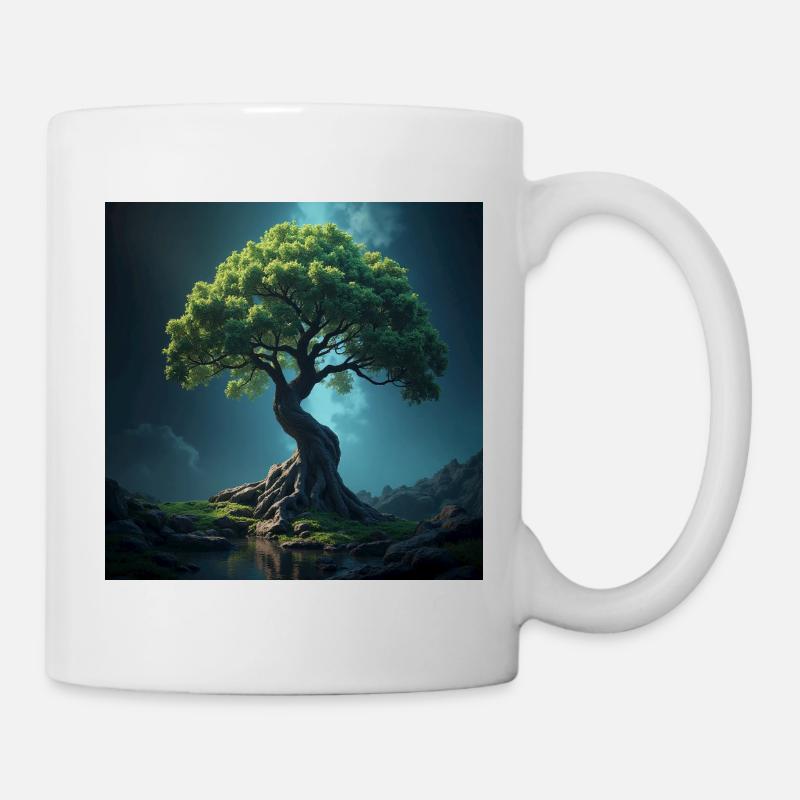 Colorful Tree of Life. - Mug - white