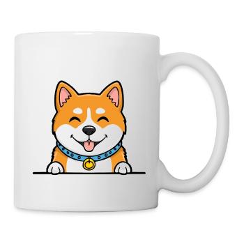 Akita Inu (portrait/comic) - Mug - white - Right