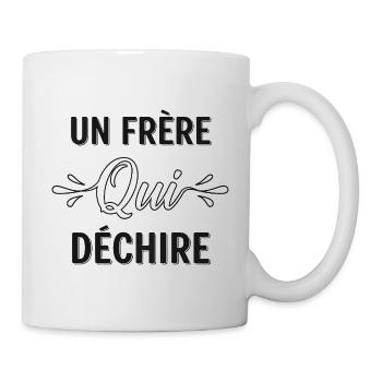 Cadeau homme T shirt homme un frère qui déchire - Mug blanc - blanc - Droite