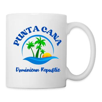 Plage de Punta Cana - Mug blanc - blanc - Droite