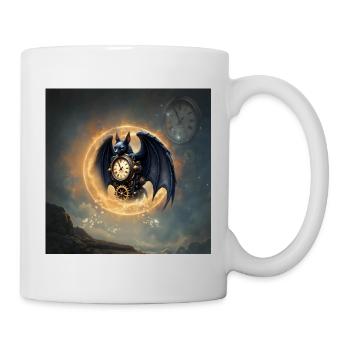Steampunk Winged Watch - Mug - white - Right