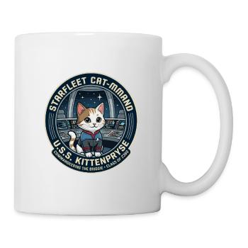 Kitty Captain Kittenpryse - Tasse - Weiß - Rechts